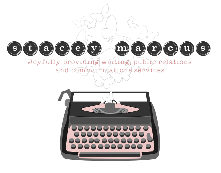 Stacey Marcus, Joyfully providing writing, public relations and communications services